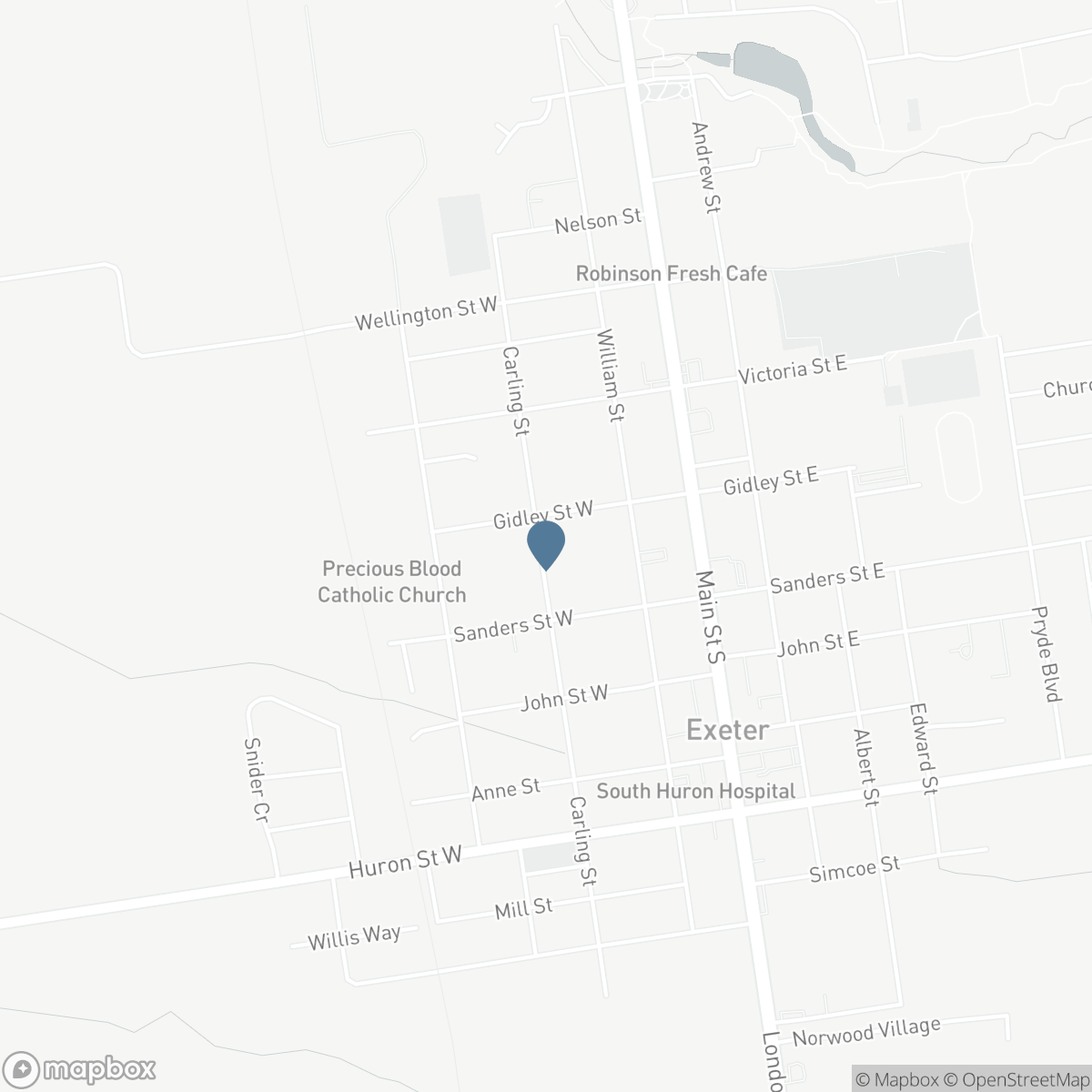 290 CARLING STREET, Exeter, Ontario N0M 1S2